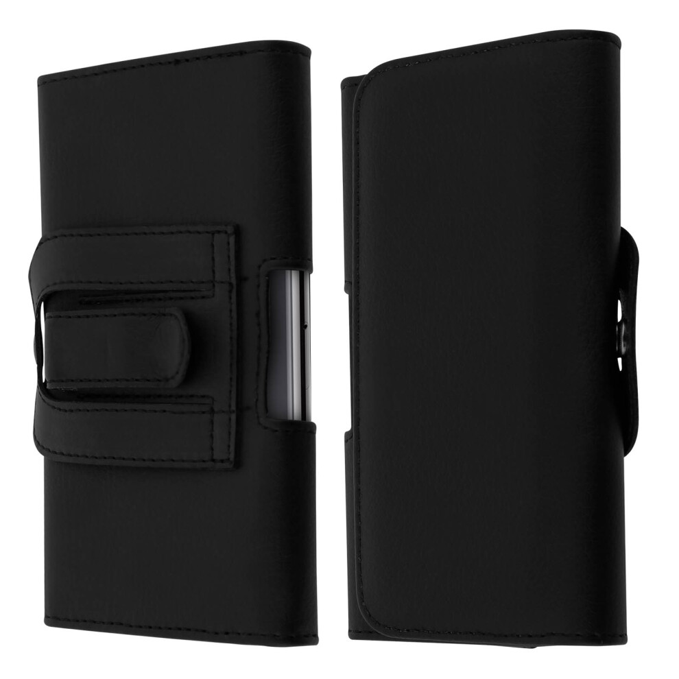 Smartphone Belt Case 5.3, 5.5 Protective Case Clip / Loop - Black 3662427319980