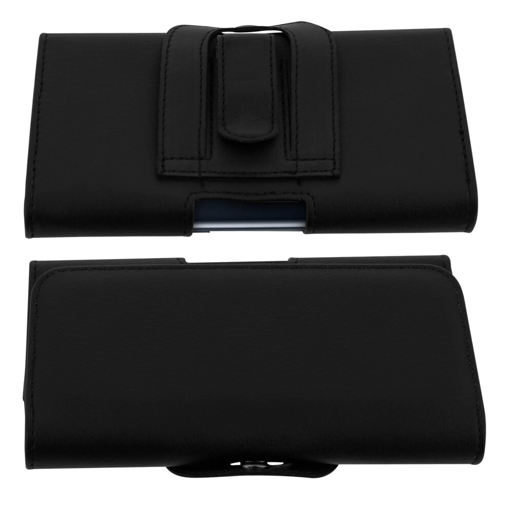 Smartphone Belt Case 5.5 To 6 Clip / Loop Protector Cover - Black 3662427319997