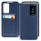 Avizar Leather Case for Galaxy S25 Plus Display Window Card Holder 1