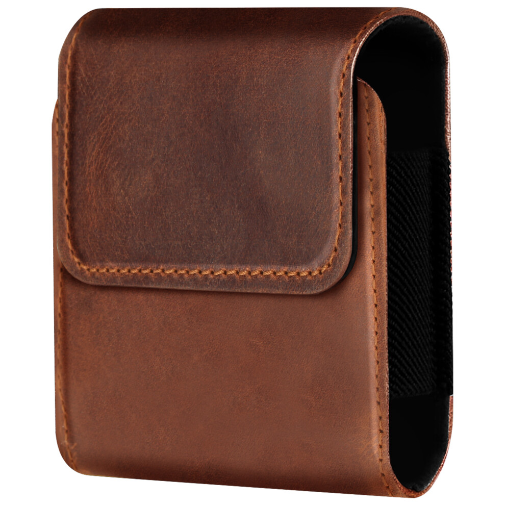 Avizar Belt Case For Smartphones 75 80 15 Mm Universal Protection, Brown 3662428046656