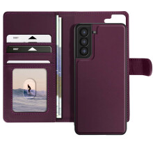 Mayaxess Hülle für Samsung Galaxy S21 mit Abnehmbarer Schale Violett