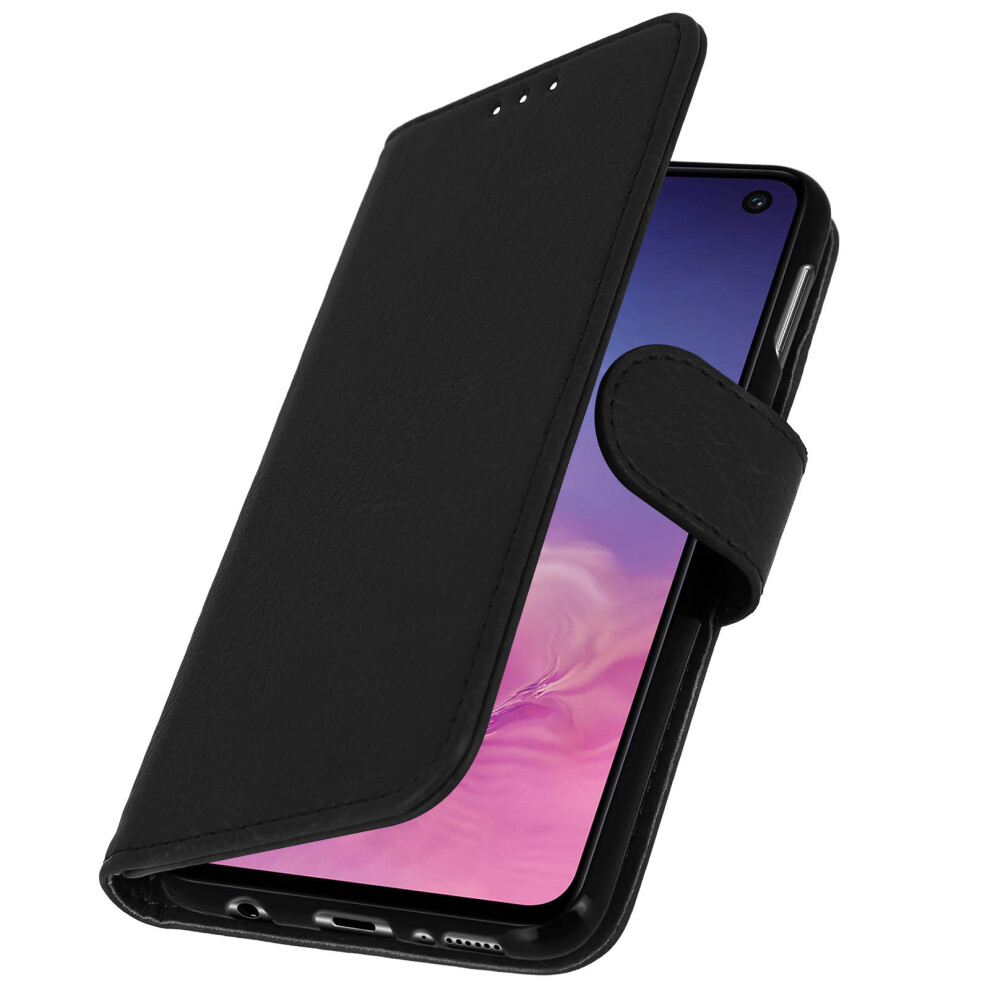 Flip Wallet Case, Magnetic Cover With Stand For Samsung Galaxy S10e Â Black 3662427338752