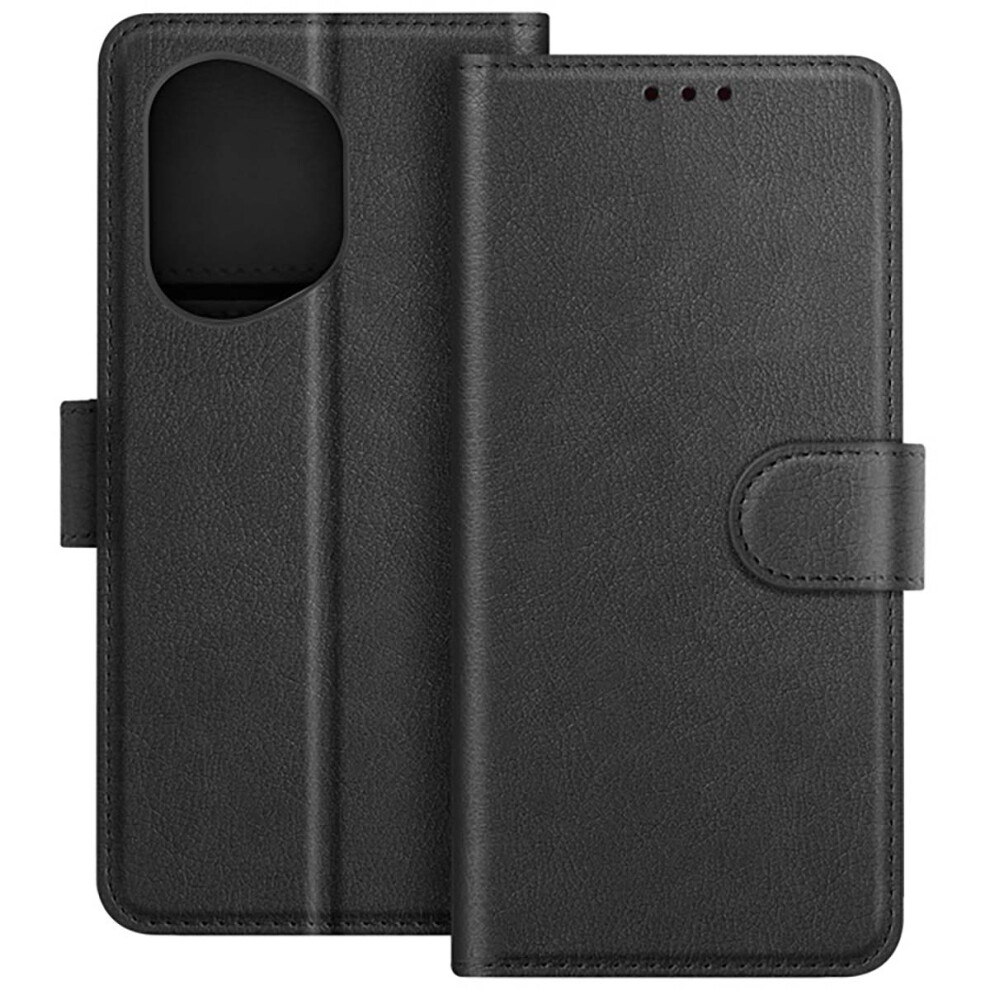 Avizar Honor 400 Leather Style Flap Wallet Case, Black 3662428212020