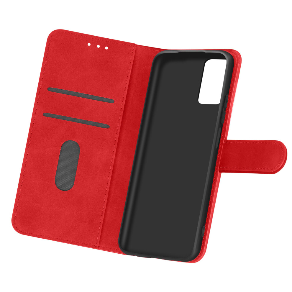 Case For Samsung Galaxy A32 5G Card-Holder Cover Video Stand Feature Red 3662427526678