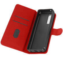 Étui Samsung Galaxy A52 et A52s Protection Porte-carte Fonction Support rouge