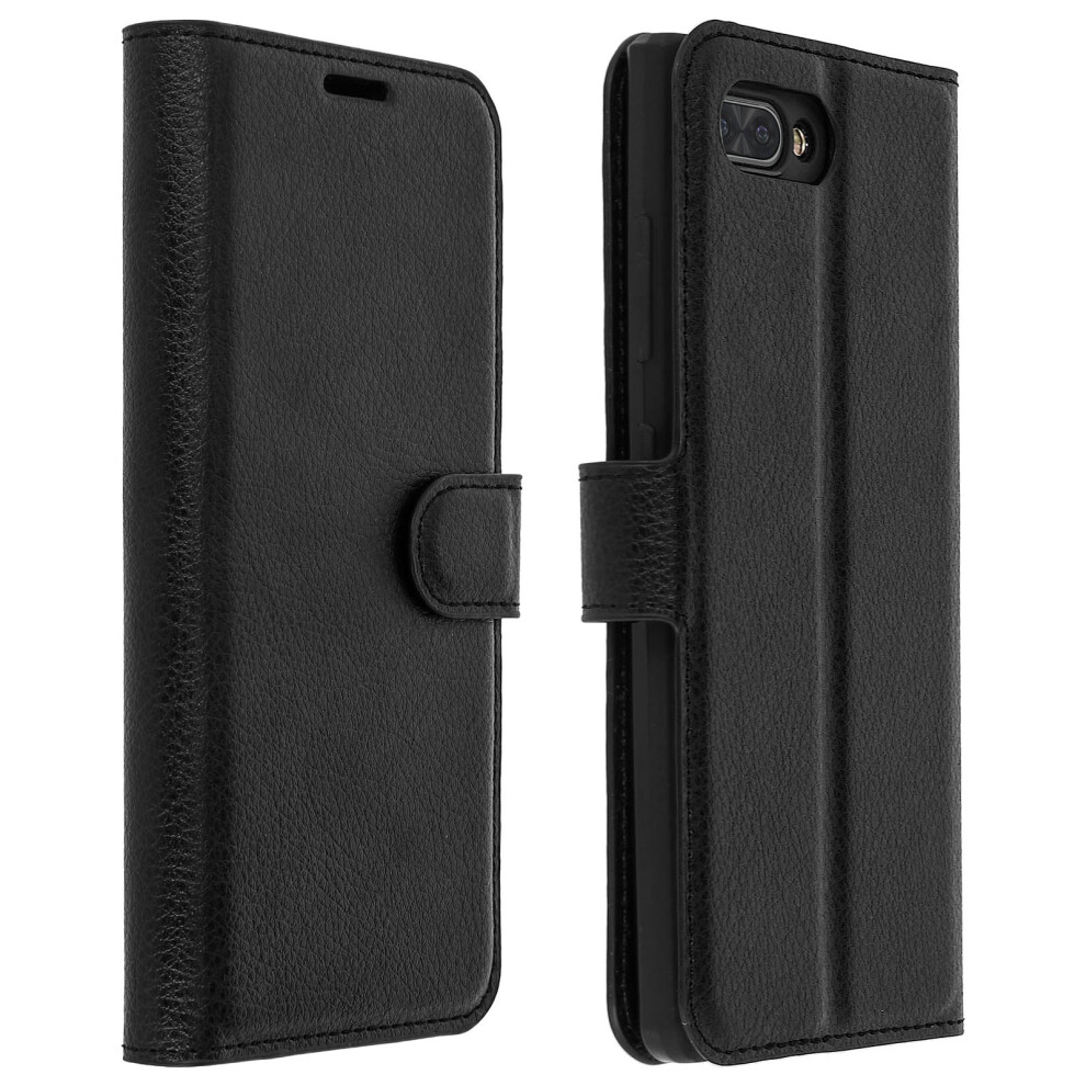 Flip Wallet Cover, Faux Leather Folio Case For Berry Key2 Â Black 3662427219679