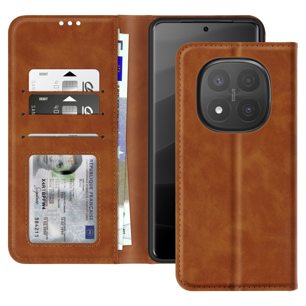 Avizar Case For Xiaomi Redmi Note 14 Pro And Pro Plus, Brown 3662428109849