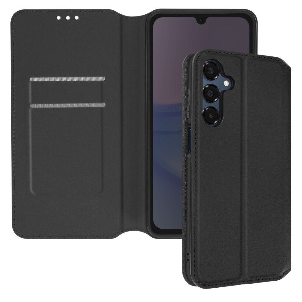 Avizar Case For Samsung Galaxy A16 Clapet Card And Video Holder, Black 3662428076738