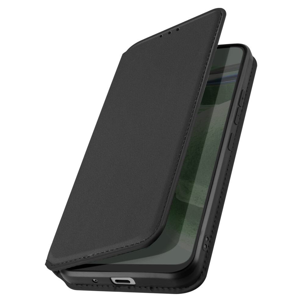 Flip Case For Samsung Galaxy A41 Magnetic Card Holder And Video Support Black 3662427453516