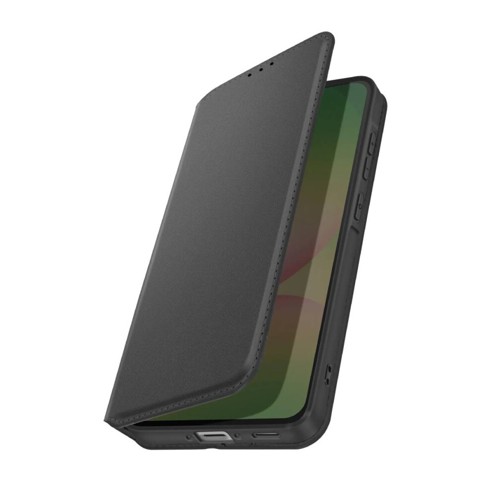 Avizar Clamshell Case For Galaxy A56 / A36 Magnetic With Card Holder, Black 3662428214857