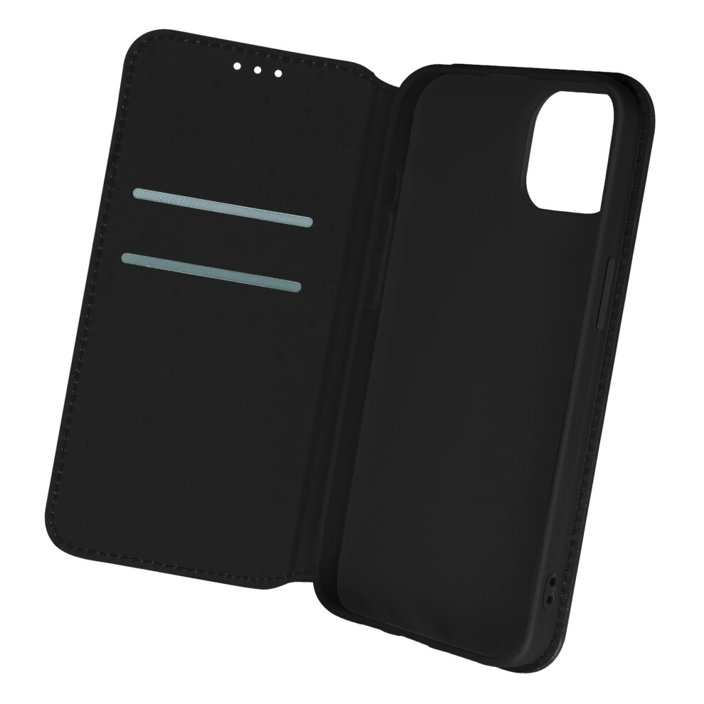 Case For Apple Iphone 13 Clamshell Wallet Function Video Support - Black 3662427578196