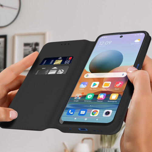 Avizar Cover for Redmi Note 10 5G / Poco M3 Pro Wallet Function Support Video 2