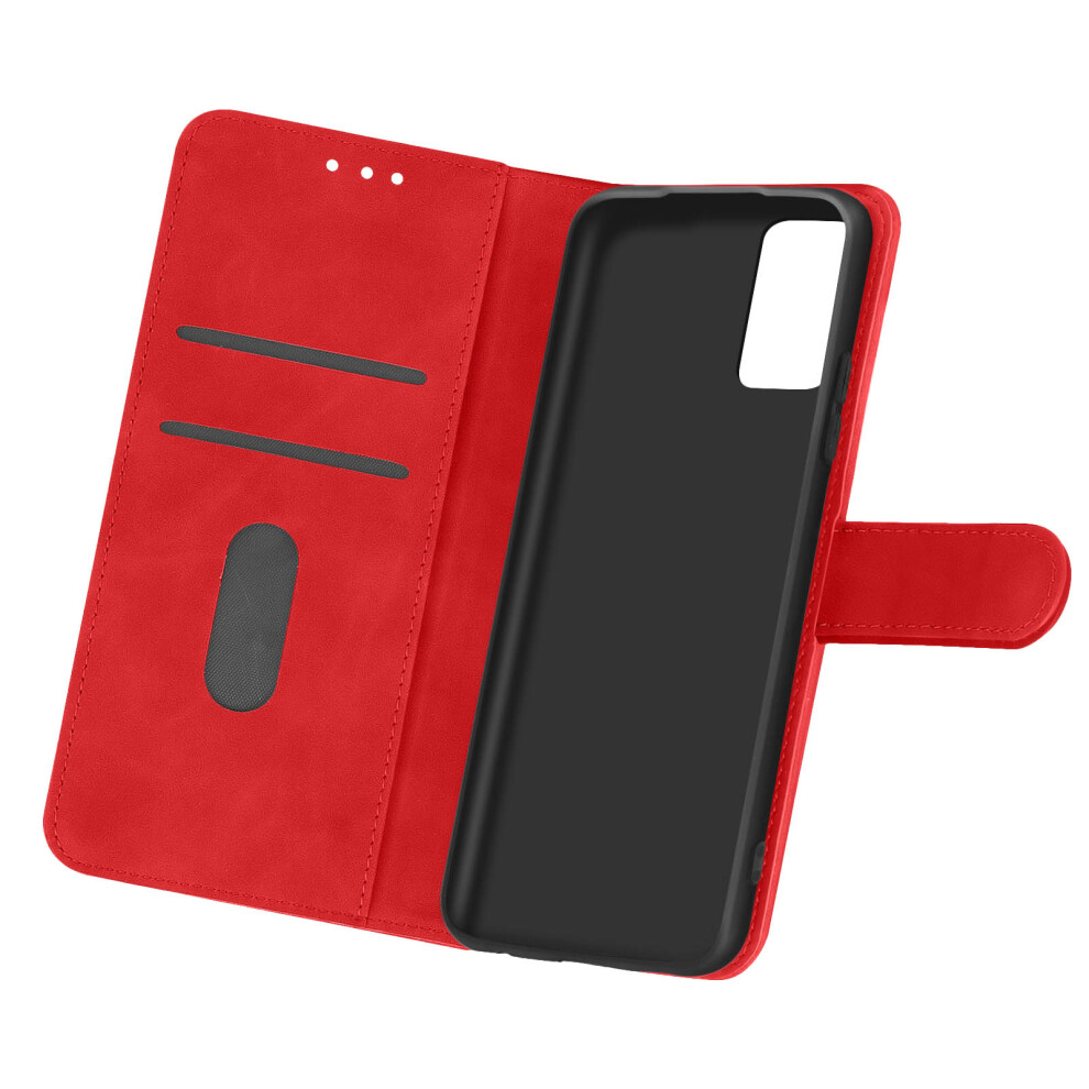 Folio Case For Samsung Galaxy A33 5G Wallet Function Stand Red 3662427646048