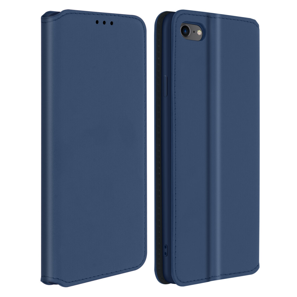 Back Cover Apple Iphone 7 Core Wallet And Stand Function - Dark Blue 3662427492607