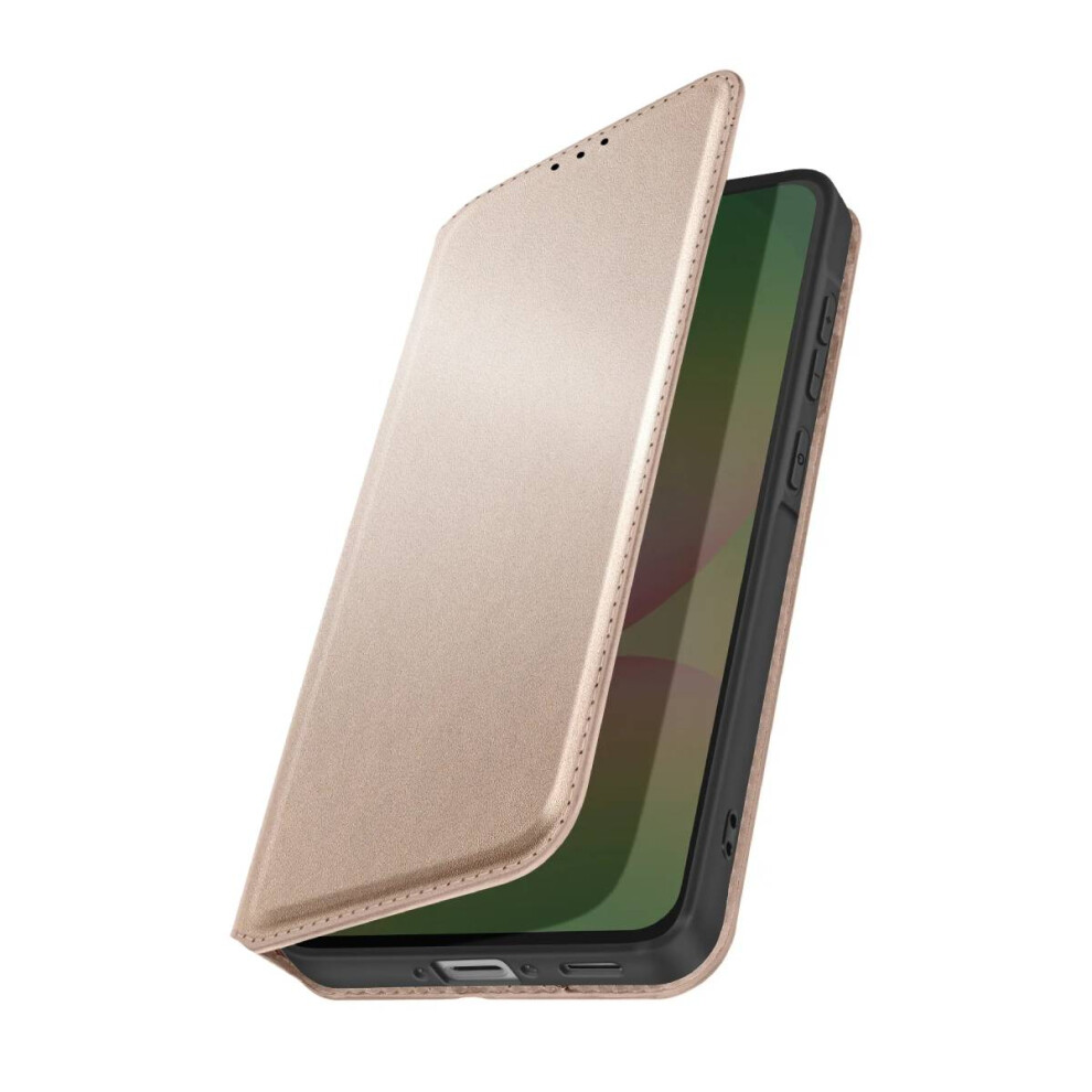 Avizar Flip Case For Galaxy A56 / A36 Magnetic With Card Holder, Gold 3662428214895