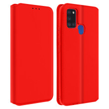 Kunstleder Cover Classic Edition Samsung Galaxy A21s – Rot