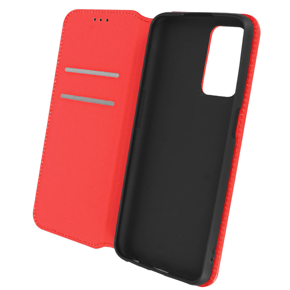 Case For Oppo A16 And A16s Clamshell Wallet Function Video Support - Red 3662427579940