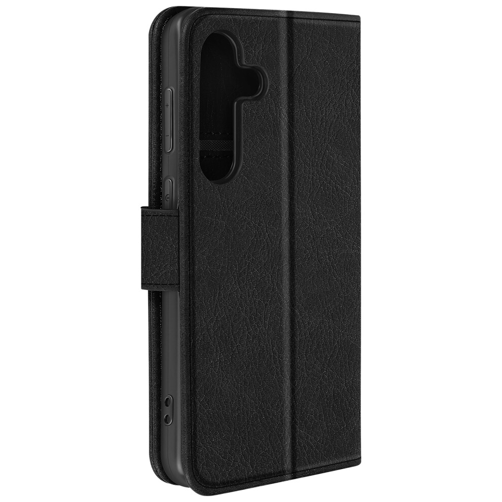 Avizar Case For Samsung S24 / S25 Card-Holder Cover Video Stand Feature, Black 3662427970242