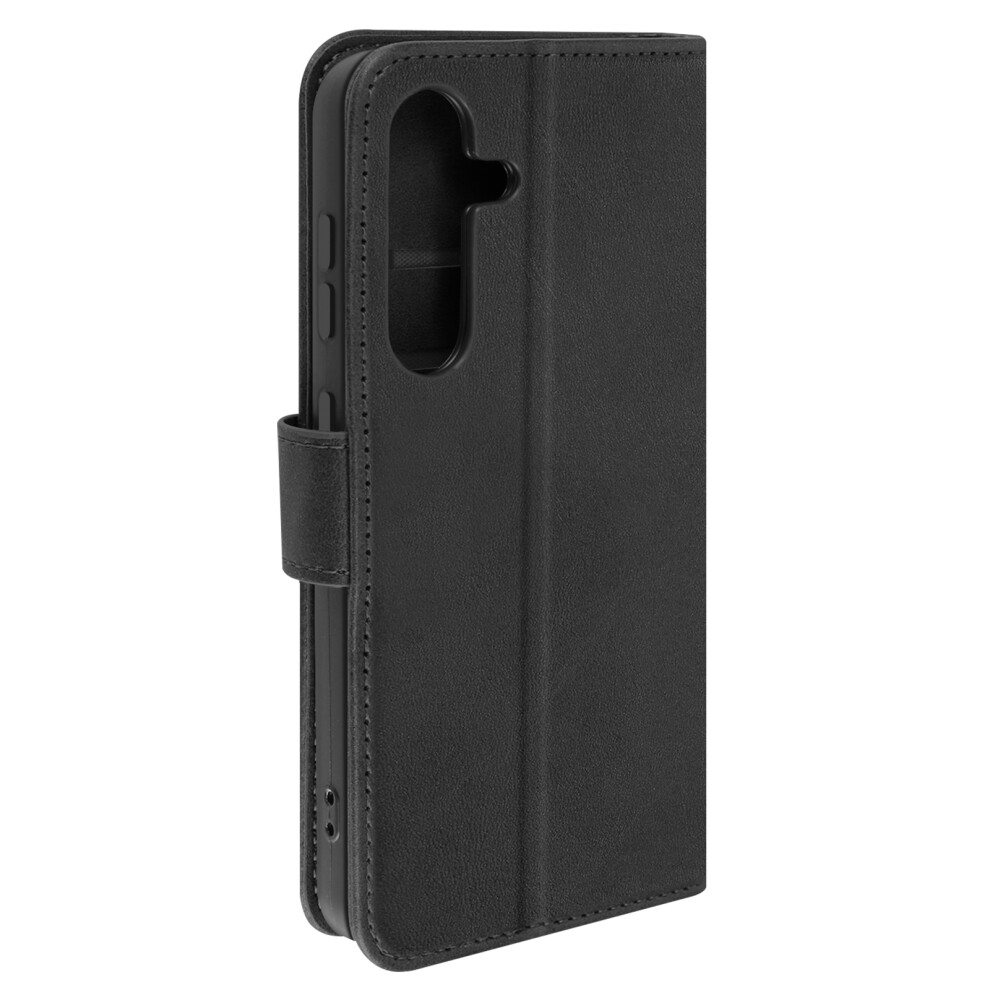Avizar Case For Galaxy S24 / S25 Vintage Clap Wallet, Black 3662427965903