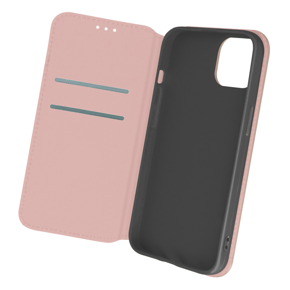 Case For Apple Iphone 13 Clamshell Wallet Function Video Support - Rose Gold 3662427578233