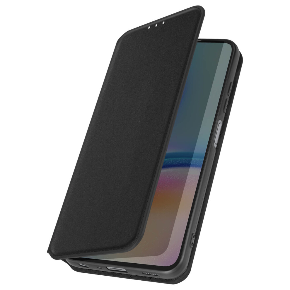 Avizar Flip Case For Samsung Galaxy A05s Magnetic Card Holder And Video Stand, Black 3662427959230