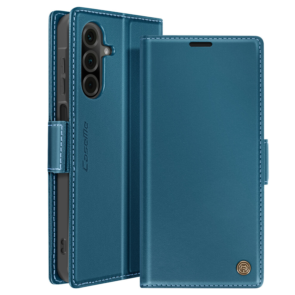 Avizar Case For Samsung Galaxy A26 Anti-Rfid Wallet, Blue 3662428160673