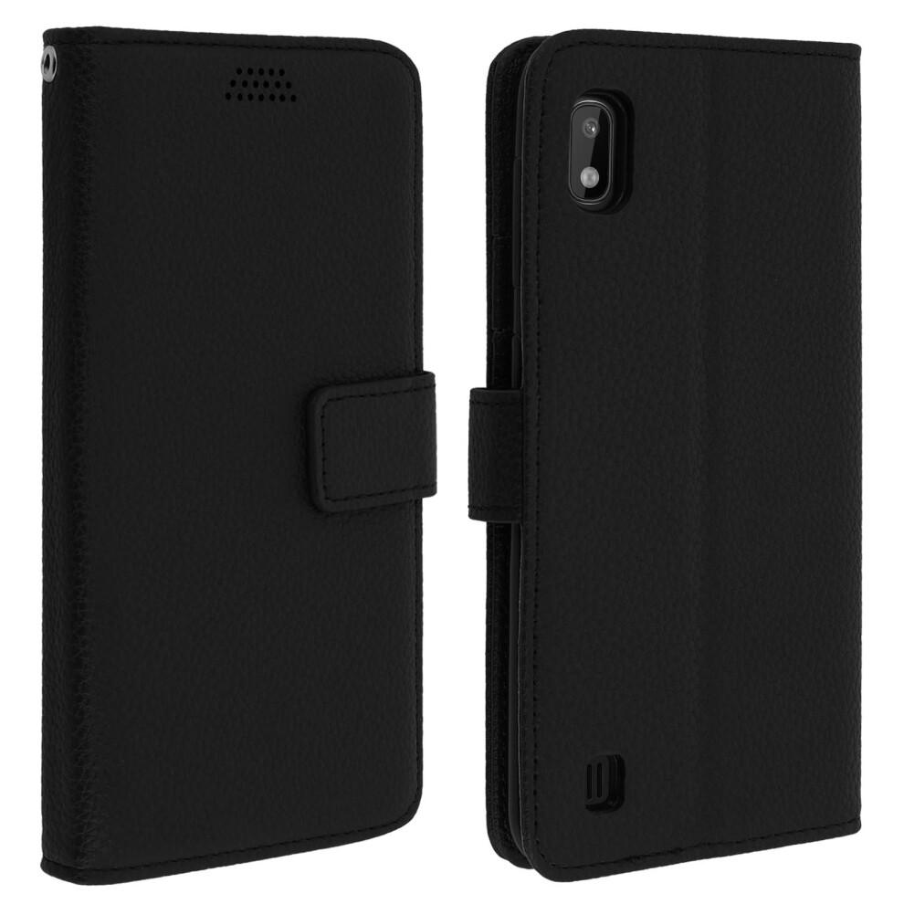 Flip Wallet Case, Slim Cover Samsung Galaxy A10, Silicone Shell Â Black 3662427351973