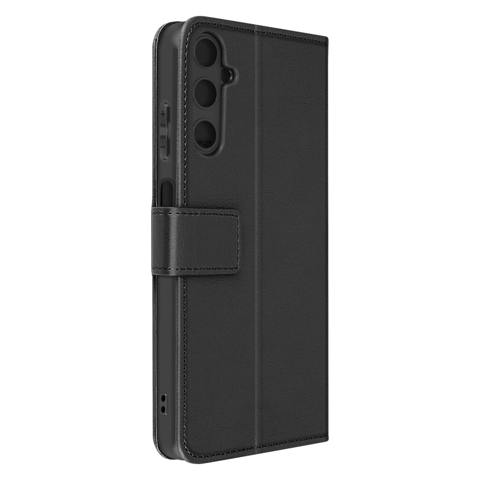 Avizar Case For Samsung Galaxy A05s Video Stand Faux-Leather, Black 3662427924832
