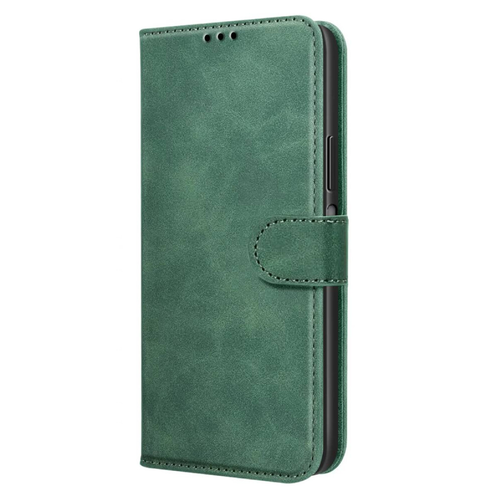 Avizar Wallet Case For Honor X6b Shockproof With Video Stand, Green 3662428213362