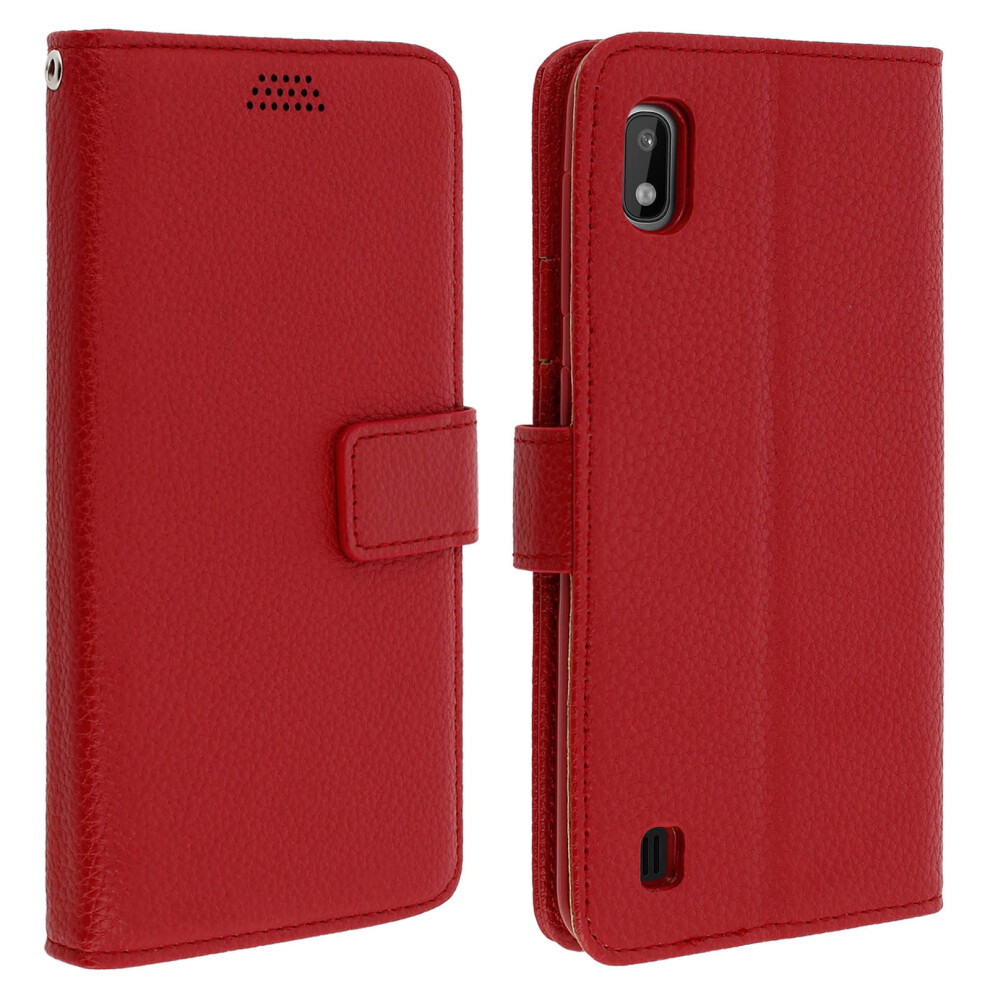 Flip Wallet Case, Slim Cover Huawei P Smart 2019 / P Smart Plus 2019 Â Red 3662427351980