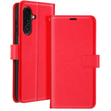Mayaxess Hoesje voor Samsung Galaxy A26 Portemonnee met sleutelkoord, Rood