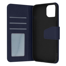 Avizar Premium Leather Case for iPhone 14 Card-holder Video Stand Feature