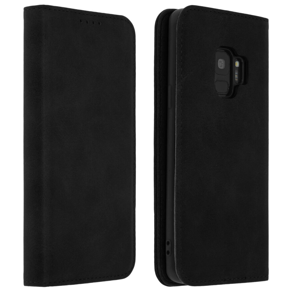 Flip Book Cover, Wallet Case With Stand With Tpu Shell For Galaxy S9 Â Black 3662427276566