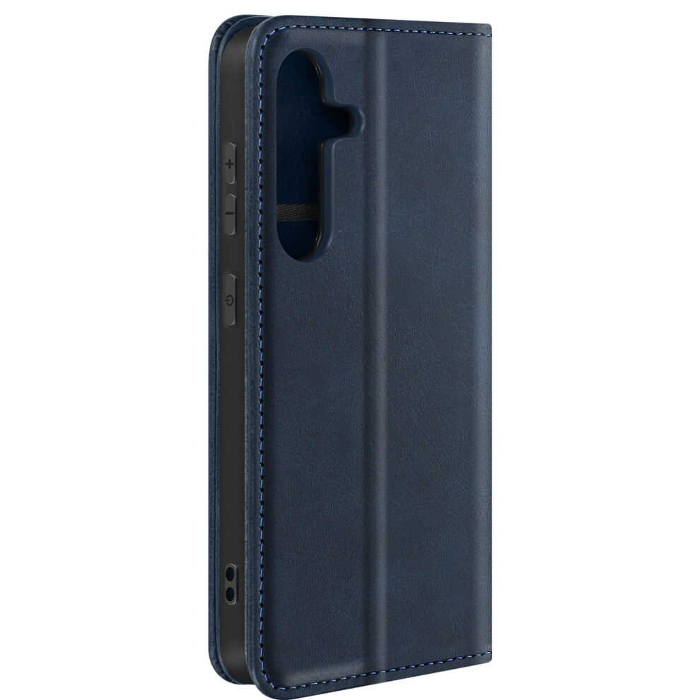 Avizar Case For Galaxy S24 / S25 Video Stand Portfolio, Dark Blue 3662427967402