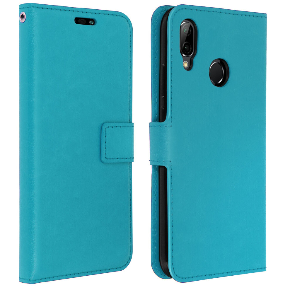Vintage Series, Flip Wallet Case For Huawei P20 Lite Â Lightblue 3662427201292