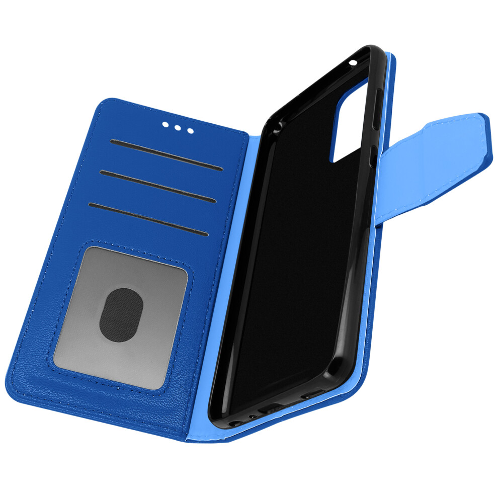 Wallet Folio Case With Stand For Samsung Galaxy A52 - Blue 3662427535359