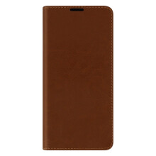 Avizar Real Leather Case for Huawei P30 Pro Case Card-holder Video Stand Tan
