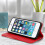 Avizar Wallet Flip standing Case with Card Slots for iPhone 5 / 5S / SE 4