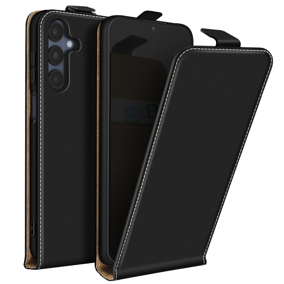 Avizar Clapet Vertical Case For Samsung Galaxy A16 Card Holder, Black 3662428111439