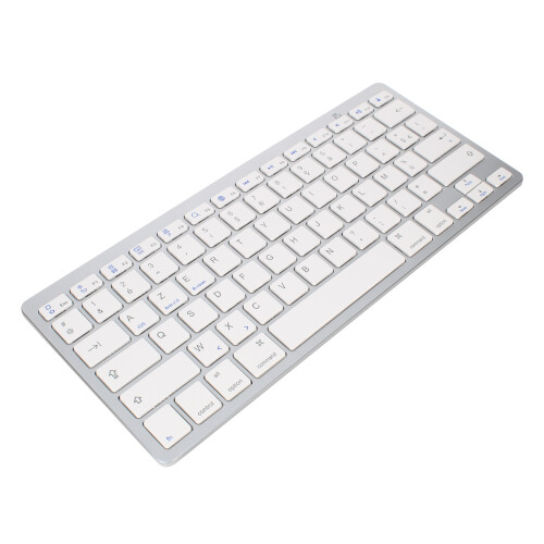 Avizar Teclado Bluetooth AZERTY com 7 atalhos multimídia, 30 dias bateria
