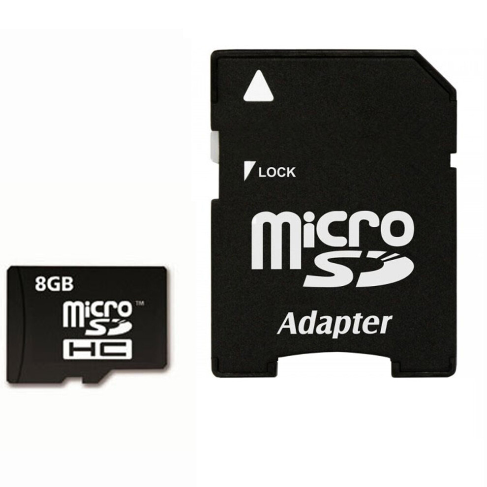 8Gb Class 6 Micro Sd Memory Card + Sd Adapter- Imrocard 3662427115254