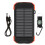 Akashi External Solar Battery 10000mAh Shockproof IPX4 Flashlight 1