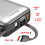 Swissten Batteria Esterna 20000mAh con Cavi USB-C e Lightning Compatta 4
