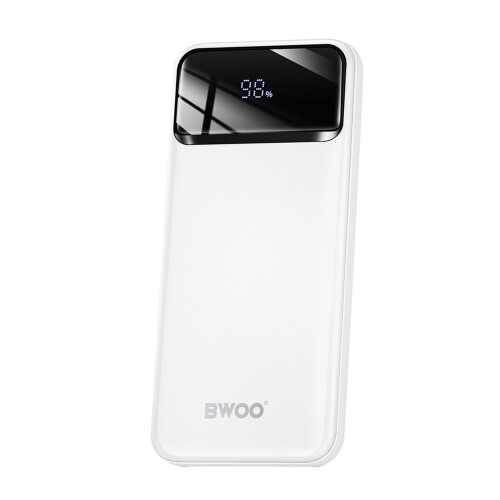 Bwoo Batteria Esterna 10000mAh 22.5W USB-C + 2 USB Display LED 1
