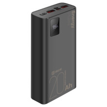 OBAL:ME Powerbank 20000mAh EnergyPulse USB-A/USB-C PD 22,5W with Digital Display