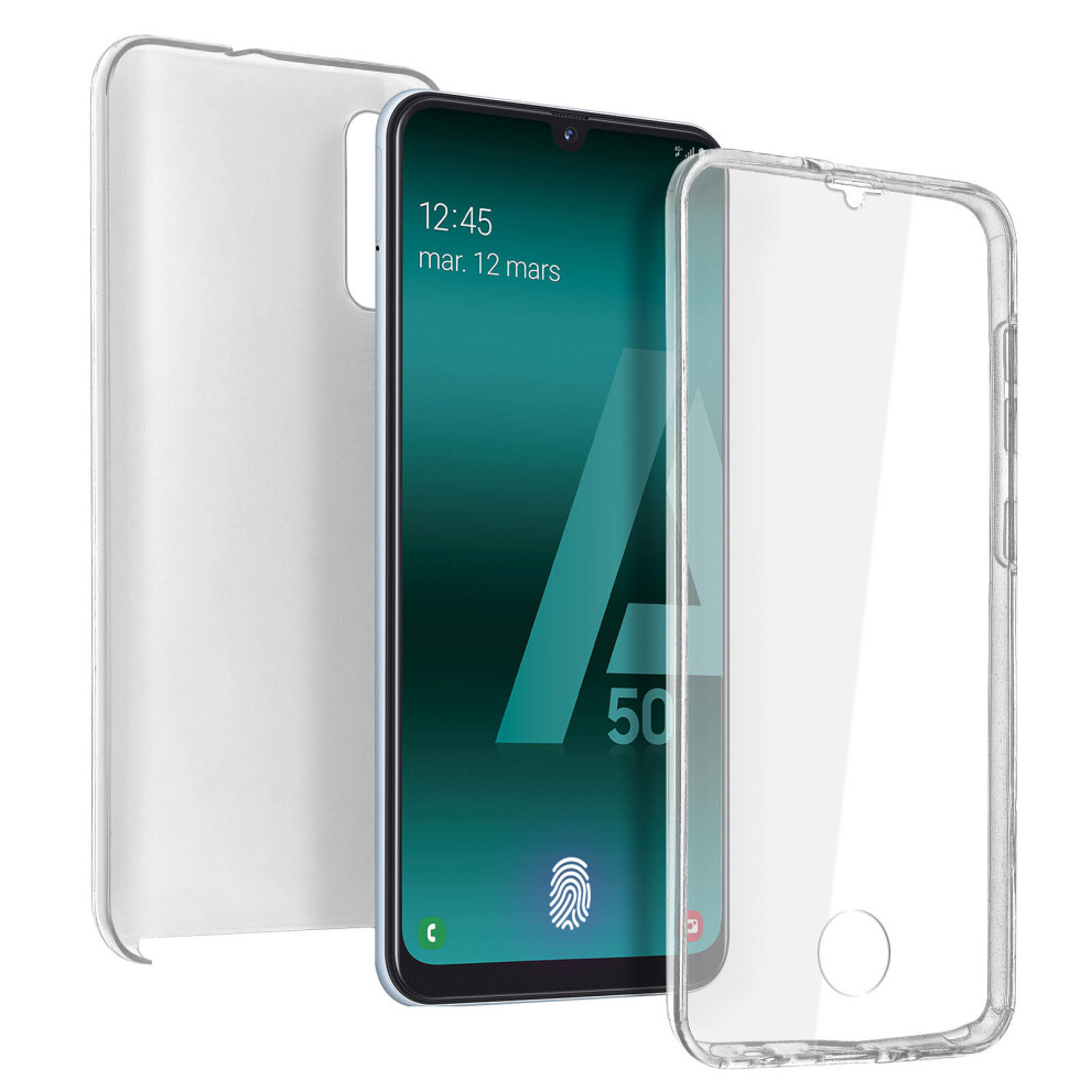 360 Case For Samsung Galaxy A50 / A30s Front & Rigid Back Â Transparent 3662427344524