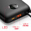 Swissten Batteria Esterna 20000mAh Cavi USB-C e Lightning Integrati Schermo LED 4