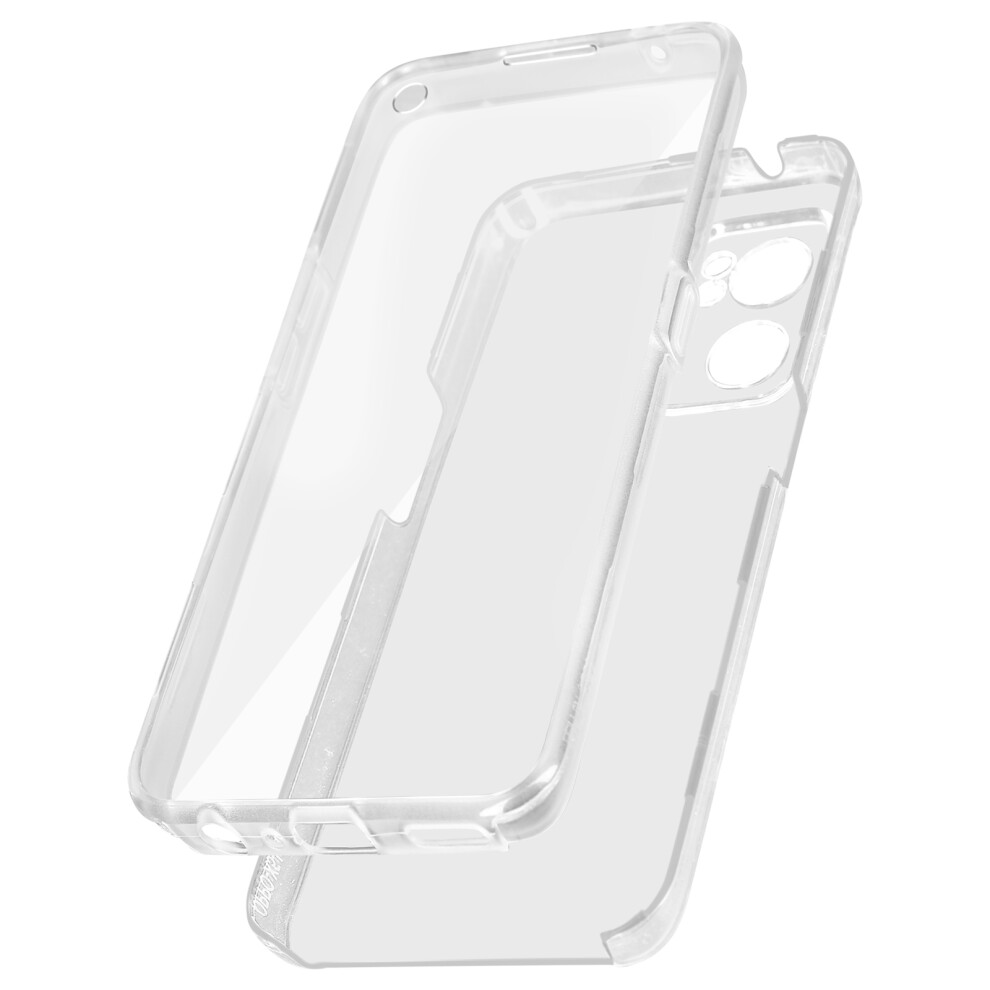 360 Case For Oppo Find X5 Lite Flexible Front & Rigid Back Â Transparent Light 3662427663120