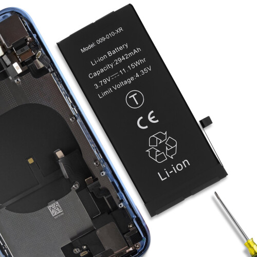 Clappio Battery for iPhone XR Internal, Capacity 2942mAh, Black 2