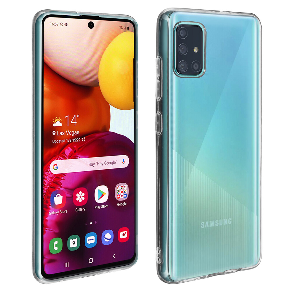 Silicone Case, Glossy & Matte Back Cover For Samsung Galaxy A51 Â Transparent 3662427412308